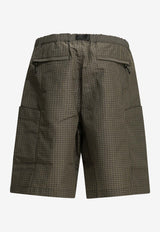 Plaid Cargo Shorts