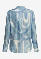 Pucci Marmo Print Long-Sleeved Silk Shirt Light Blue 6HRJ046H761005_e52628de-eebf-446a-b0fe-3a44bbbe13db