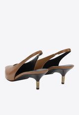 Khaite Bella 55 Slingback Pumps Brown F2049-1027889_c6277664-d8b5-42e5-92a1-23b5ae9ab6e6