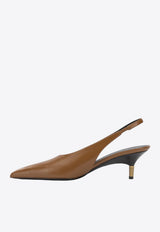 Khaite Bella 55 Slingback Pumps Brown F2049-1027889_c6277664-d8b5-42e5-92a1-23b5ae9ab6e6