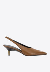 Khaite Bella 55 Slingback Pumps Brown F2049-1027889_c6277664-d8b5-42e5-92a1-23b5ae9ab6e6