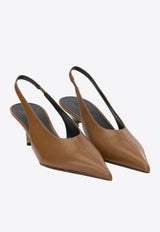 Khaite Bella 55 Slingback Pumps Brown F2049-1027889_c6277664-d8b5-42e5-92a1-23b5ae9ab6e6