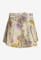 Zimmermann Luna Floral Mini Shorts Multicolor 7922AS261CRDA_41908fbf-da3c-4e16-834b-b818289d6d42