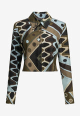 Pucci Vivara Print Cropped Shirt Multicolor 6HRJ156H841016_43d770fa-90fe-4950-bcf7-cad2a9cc1692