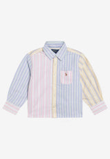 Polo Ralph Lauren Kids Boys Striped Button Shirt Multicolor 312A11793001CO/S_POLOR-MS