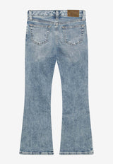 Polo Ralph Lauren Kids Girls Logo Patch Faded Jeans Blue 312A11763001DE/S_POLOR-TW