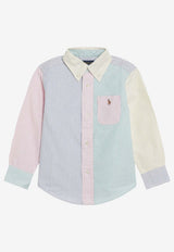 Polo Ralph Lauren Kids Boys Striped Button Shirt Multicolor 322B13800001CO/S_POLOR-US