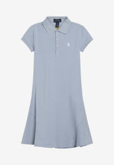 Polo Ralph Lauren Kids Girls Polo T-shirt Dress Light Blue 313934962502CO/S_POLOR-EB
