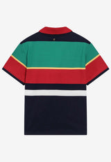 Versace Striped Polo T-shirt Multicolor 10245791A17890/S_VERSA-6G870