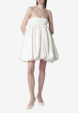 ROTATE Mini Satin Strapless Bubble Dress White 116405857PL/S_ROTAT-857