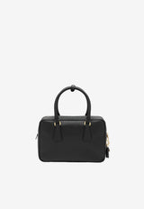 Prada Small Saffiano Leather Top Handle Bag Black 1BB113EOMNZV/S_PRADA-F0002