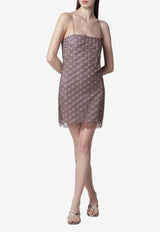 ROTATE Scalloped Sequin Mini Dress Taupe 1160651256PL/S_ROTAT-1256