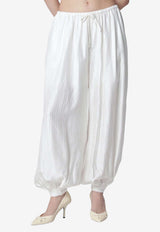 ROTATE Striped Balloon Pants White 115666400VI/S_ROTAT-400