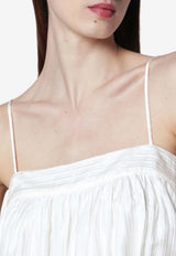 ROTATE Sleeveless Striped Top White 115664400VI/S_ROTAT-400