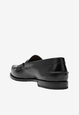 Prada Brushed Leather Loafers Black 2DA132X000055/S_PRADA-F0002