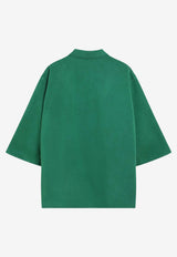 Prada Logo Embroidered Polo T-shirt Green 29C372OOO19QM/S_PRADA-F05HY