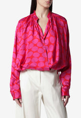 Dries Van Noten Crossed Printed Shirt Pink 107443017/S_DRVNO-304