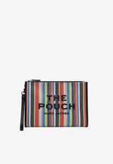 Marc Jacobs Large Striped Mesh Pouch Bag Multicolor 2S6SCP016S02PVC/S_MARC-630