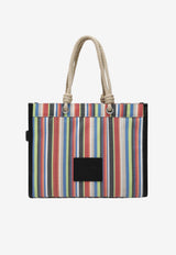 Marc Jacobs Large Stripe Mesh Tote Bag Multicolor 2S6HTT022H02PVC/S_MARC-630
