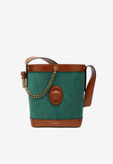 Versace Small Pivot Bucket Bag Green 10234601A17850/S_VERSA-2NL7J