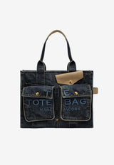 Marc Jacobs Large Cargo Denim Tote Bag Blue 2S6HTT005H02CO/S_MARC-427