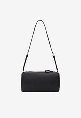 Prada Triangle Logo Satin Pouch Bag Black 1NE064AC4/S_PRADA-F0002