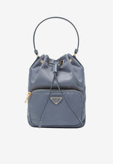 Prada Duet Re-Nylon Bucket Bag Light Blue 1BH038UOPRV44/S_PRADA-F0D57