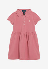 Polo Ralph Lauren Kids Girls Polo T-shirt Dress Pink 312934961501CO/S_POLOR-DR