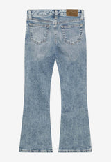 Polo Ralph Lauren Kids Girls Logo Patch Faded Jeans Blue 313A11763001DE/S_POLOR-TW