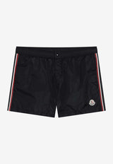 Moncler Logo Patch Swim Shorts Black 2C00014M53326/S_MONCL-999