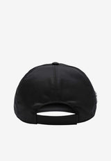 Prada Triangle Logo Re-Nylon Baseball Cap Black 1HC2742DMI/S_PRADA-F0002