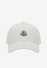 Moncler Logo Patch Baseball Cap White 3B0004804863/S_MONCL-036