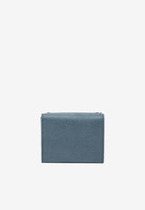 Stella McCartney Falabella Faux Leather Tri-Fold Wallet Blue 7P0084WP0404/S_STELL-4313
