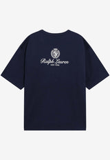 Polo Ralph Lauren Graphic Print Crewneck T-shirt Blue 710A13265003CO/S_POLOR-NN