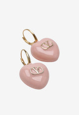 Valentino Coeur Royal VLogo Drop Earrings Pink 8W2J0BJ5MJP/S_VALE-MXS