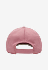 Miu Miu Logo Embroidered Baseball Cap Pink 5HC179ACQ1/S_MIU-F0W0M