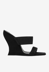 Alaïa Wave 110 Suede Wedge Mules Black AA3S3005C0H53SUE/S_ALAIA-999