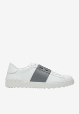 Valentino Open Calf Leather Sneakers White 8Y0S0830BLU/S_VALE-3DR