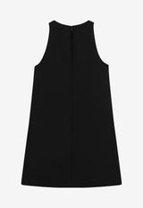 Valentino Crepe Couture Embellished Mini Dress Black 8B0VAKD51CF/S_VALE-CRC