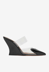 Alaïa Le Coeur 90 Wedge Mules Black AA3M3005CK150LE/S_ALAIA-999