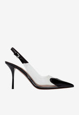 Alaïa Le Coeur 90 Slingback Pumps Purple AA3E083CK150LE/S_ALAIA-413