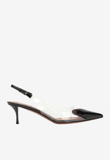 Alaïa Le Coeur 55 Slingback Pumps Black AA3E057CK150LE/S_ALAIA-999