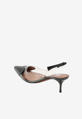 Alaïa Le Coeur 55 Slingback Pumps Black AA3E057CK150LE/S_ALAIA-999