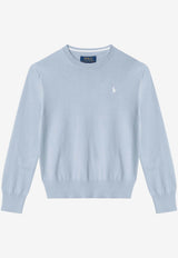 Polo Ralph Lauren Kids Boys Logo Sweater Light Blue 323799887500CO/S_POLOR-EB