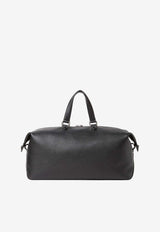 Fendi Lui 45 Grained Leather Duffle Bag Black 7VA686ASIH/S_FENDI-F0GXN