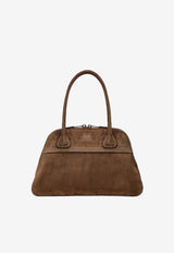 Miu Miu Medium Vivant Suede Shoulder Bag Brown 5BB196OOO2CSS/T_MIU-F0324