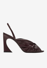 Fendi Arco 95 Nappa Leather Slingback Sandals Plum 8X8880AYFA/S_FENDI-F0TFG