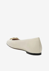 Valentino VLogo Signature Ballet Flats Off-white 8W0S0PI8RRE/S_VALE-REN