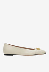 Valentino VLogo Signature Ballet Flats Off-white 8W0S0PI8RRE/S_VALE-REN