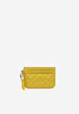 Fendi Baguette Embossed Leather Cardholder Yellow 8M0566AAJD/S_FENDI-F1TD0